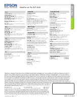 Preview for 2 page of Epson WorkForce Pro WF-4630 Specification Sheet