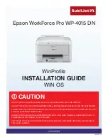 Epson WorkForce Pro WP-4015 DN Installation Manual preview