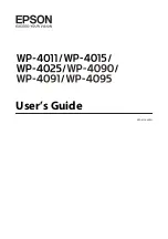 Epson WorkForce Pro WP-4015 DN User Manual preview