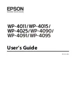 Preview for 1 page of Epson WorkForce Pro WP-4015 DN User Manual