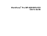 Epson WorkForce Pro WP-4520 User Manual preview