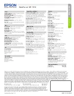 Preview for 2 page of Epson WorkForce WF-7610 Specification Sheet