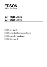 Предварительный просмотр 1 страницы Epson XP-600 series Basic Manual