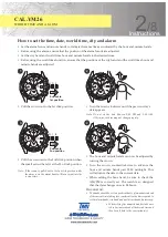 Предварительный просмотр 27 страницы Epson YM26A Watch Movement Specification And Drawing