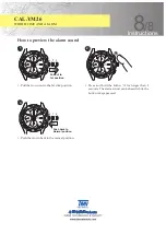 Предварительный просмотр 33 страницы Epson YM26A Watch Movement Specification And Drawing