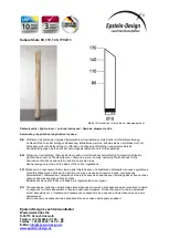 Предварительный просмотр 1 страницы Epstein-Design 12181 Manual