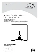 Epstein-Design Cube-Sahara Manual preview