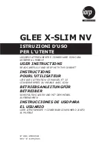 EPTA GLEE X-SLIM NV User Instructions предпросмотр