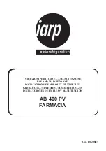 EPTA iarp AB 400 PV FARMACIA Use And Maintenance preview