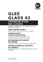 Предварительный просмотр 1 страницы EPTA iarp Cool Emotions GLEE GLASS 42 User Instructions