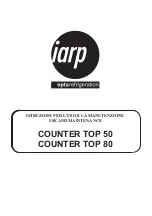 Preview for 1 page of EPTA iarp COUNTER TOP 50 Use And Maintenance