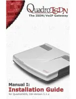 Epygi QUADROISDN Installation Manual предпросмотр