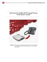 Предварительный просмотр 1 страницы Epygi Swissvoice IP10S User Manual