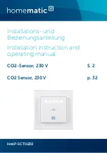 eQ-3 homematic IP HmIP-SCTH230 Installation Instructions And Operating Manual preview