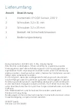 Preview for 2 page of eQ-3 homematic IP HmIP-SCTH230 Installation Instructions And Operating Manual