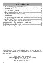 Preview for 2 page of eQ-3 MAX! Eco Switch Operating Manual