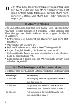 Preview for 8 page of eQ-3 MAX! Eco Switch Operating Manual