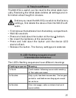 Preview for 21 page of eQ-3 MAX! Eco Taster Operating Manual