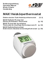 eQ-3 MAX! Radiator Thermostat+ Operating Manual предпросмотр