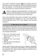 Предварительный просмотр 22 страницы eQ-3 MAX! Radiator Thermostat Operating Manual