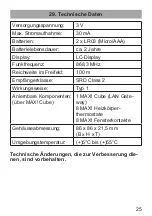 Preview for 25 page of eQ-3 MAX! Operating Manual