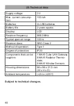 Preview for 48 page of eQ-3 MAX! Operating Manual