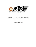 eQ-3 TRX916 User Manual preview