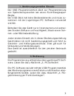 Preview for 3 page of eQ-3 USB programming stick for radio energy-saving controller Operating Manual