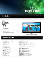 Preview for 1 page of EQD EQ2766L Specifications