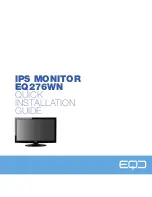 Предварительный просмотр 1 страницы EQD EQ276WN Quick Installation Manual