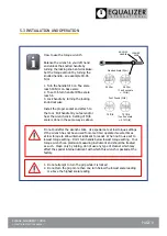 Предварительный просмотр 11 страницы Equalizer International FA4TM Operator'S Instruction Manual