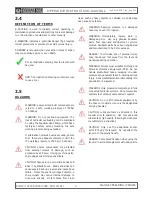 Предварительный просмотр 4 страницы Equalizer International SWi12/14TM Operator'S Instruction Manual