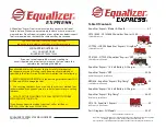 Предварительный просмотр 2 страницы Equalizer Express 360 SR1418360 Operation Manual