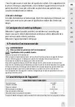 Preview for 6 page of EQUATION 2022R08P02-0116 Assembly, Use, Maintenance Manual