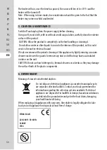 Предварительный просмотр 50 страницы EQUATION 3276000644972 Assembly, Use, Maintenance Manual