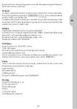 Preview for 69 page of EQUATION EQ3 25L Assembly, Use, Maintenance Manual