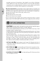 Preview for 78 page of EQUATION EQ3 25L Assembly, Use, Maintenance Manual