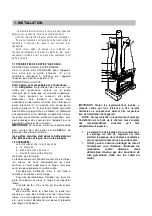 Предварительный просмотр 29 страницы EQUATION EQI-80R Installation, Use And Maintenance Instructions