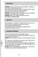 Предварительный просмотр 24 страницы EQUATION YD02-5 Safety Instructions