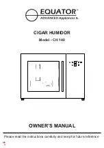 Equator CH 140 Owner'S Manual предпросмотр