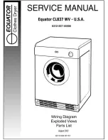 Предварительный просмотр 1 страницы Equator CL837 Service Manual