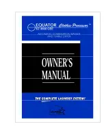 Equator CLOTHES-PROCESSOR EZ 3600 CEE Owner'S Manual preview