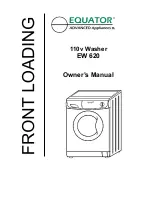 Equator EW 620 Owner'S Manual предпросмотр