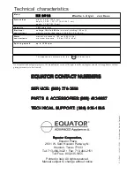 Предварительный просмотр 20 страницы Equator EZ 2512 CEE Owner'S Manual