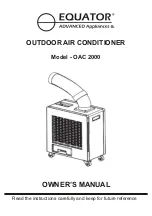 Equator OAC 2000 Owner'S Manual preview