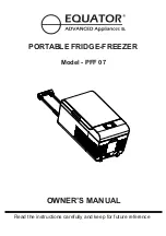 Предварительный просмотр 1 страницы Equator PFF 07 Owner'S Manual