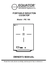 Equator PIC 100 Owner'S Manual предпросмотр