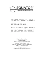 Preview for 12 page of Equator RF 1000 Owner'S Manual