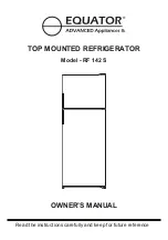 Equator RF 142 S Owner'S Manual preview