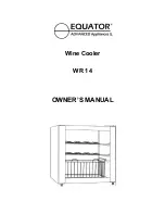 Предварительный просмотр 1 страницы Equator WR 14 Owner'S Manual